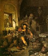 Cornelis Bega The Alchemist oil painting